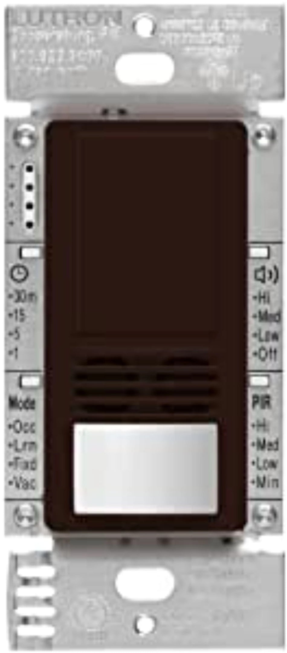 Lutron Maestro Dual-Tech Vacancy Sensor - Commercial Manual-On PIR & Ultrasonic | MS-B102-V