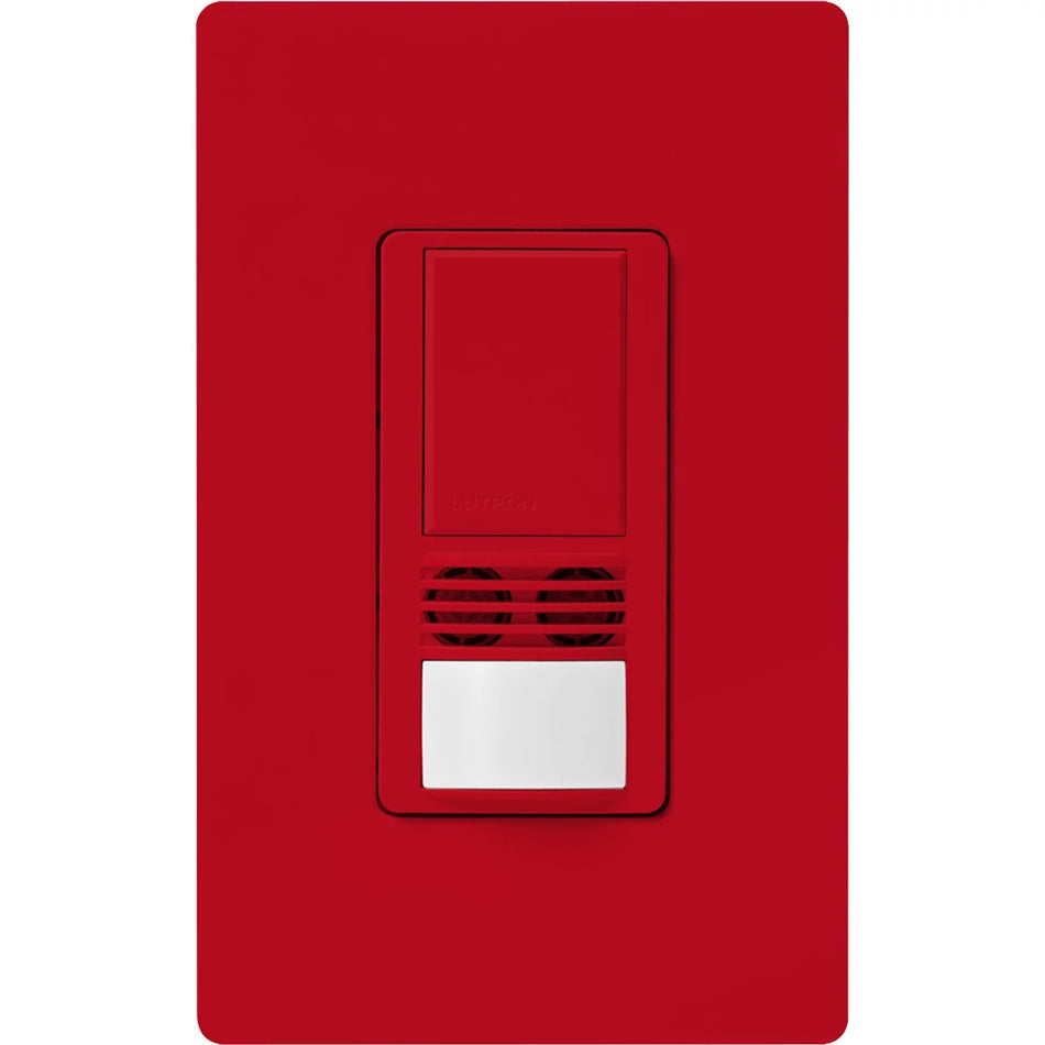 Lutron Maestro Dual-Tech Vacancy Sensor - Commercial Manual-On PIR & Ultrasonic | MS-B102-V