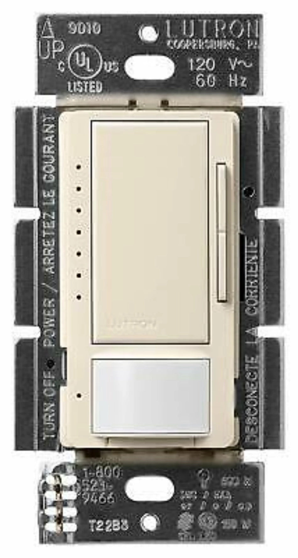 Lutron Maestro Dual-Tech Vacancy Sensor - Commercial Manual-On PIR & Ultrasonic | MS-B102-V