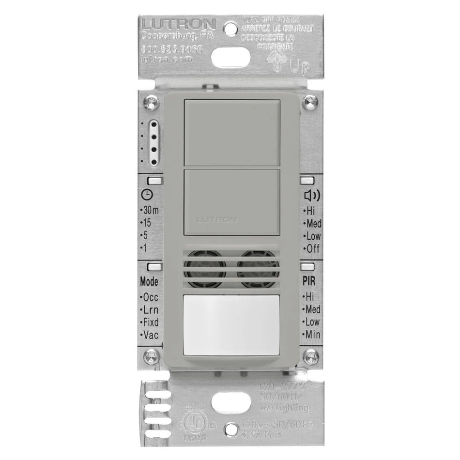 Lutron Maestro Dual-Tech Motion Sensor - Dual Circuit Commercial Control 120V/277V | MS-B202