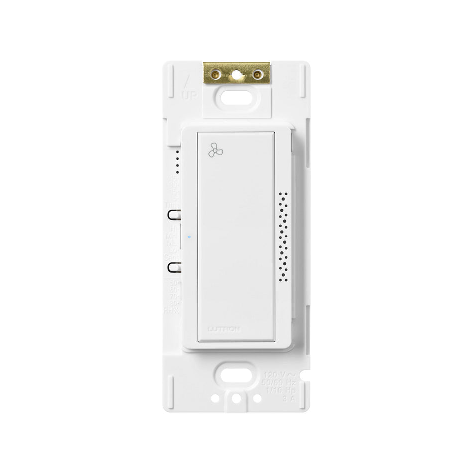 Lutron Maestro Humidity Sensor Switch - 3A Fan/Light Control | MS-HS3-WH-C