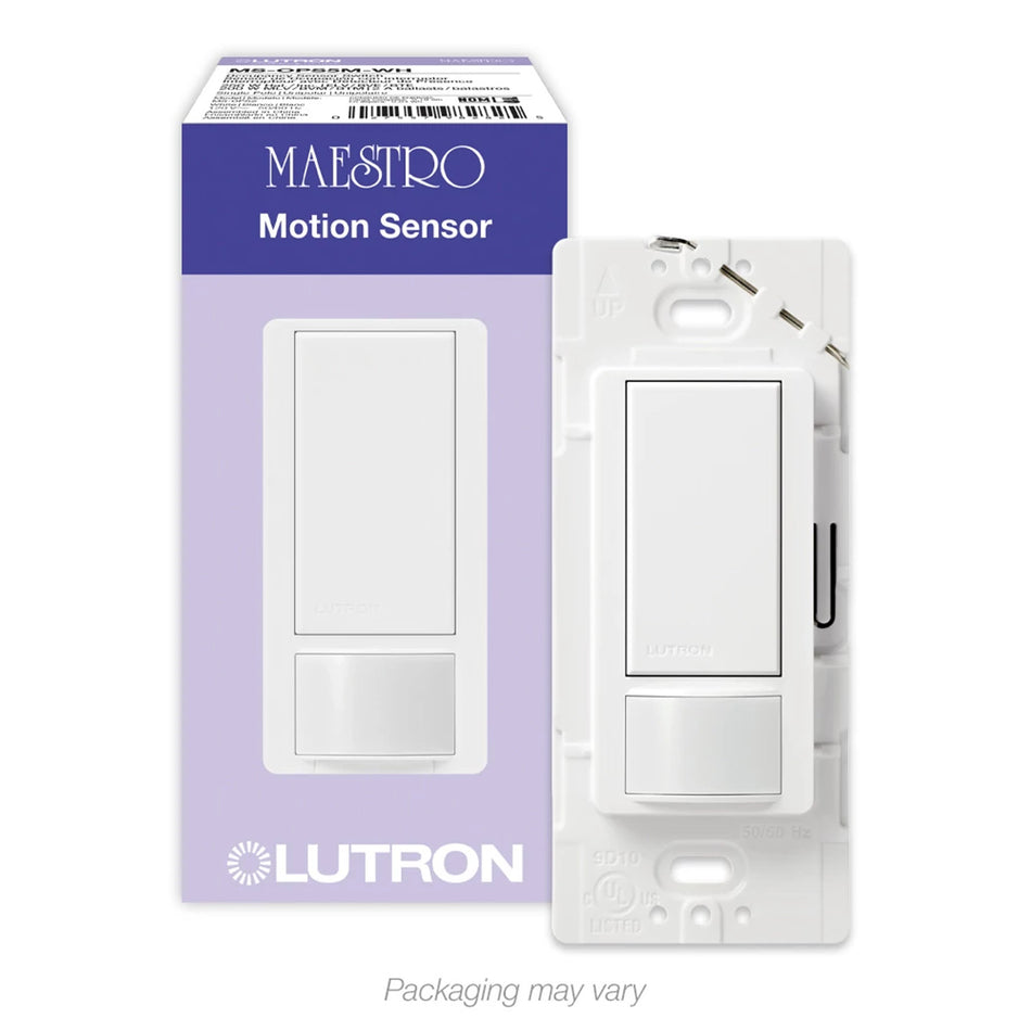 Product Marketing Image of Lutron Product MS-OPS5MH-WH-C offered by Simply Secured for customer visibility