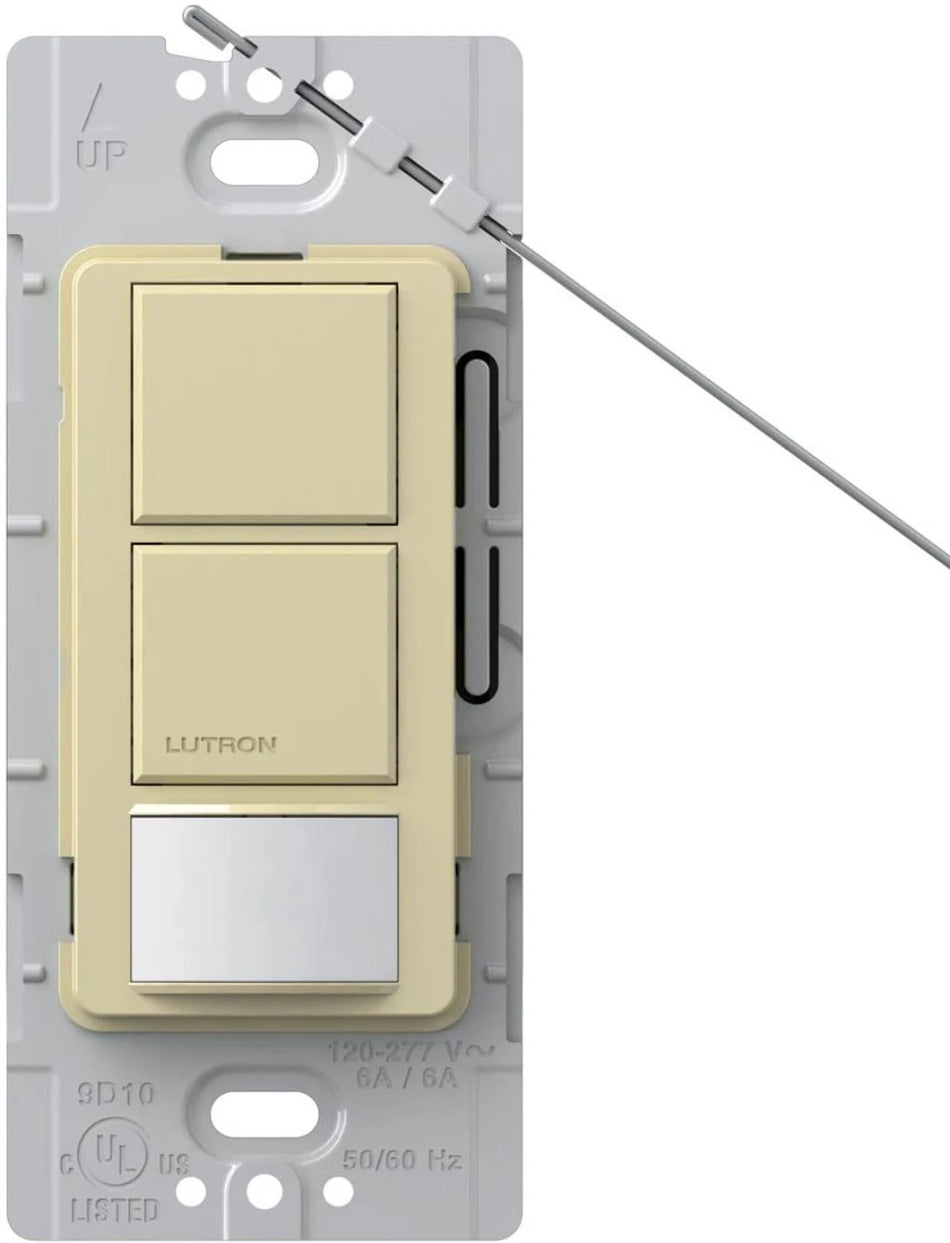 Lutron Maestro Dual-Circuit Motion Sensor Switch - 6A Commercial Occupancy Control | MS-OPS6-DDV