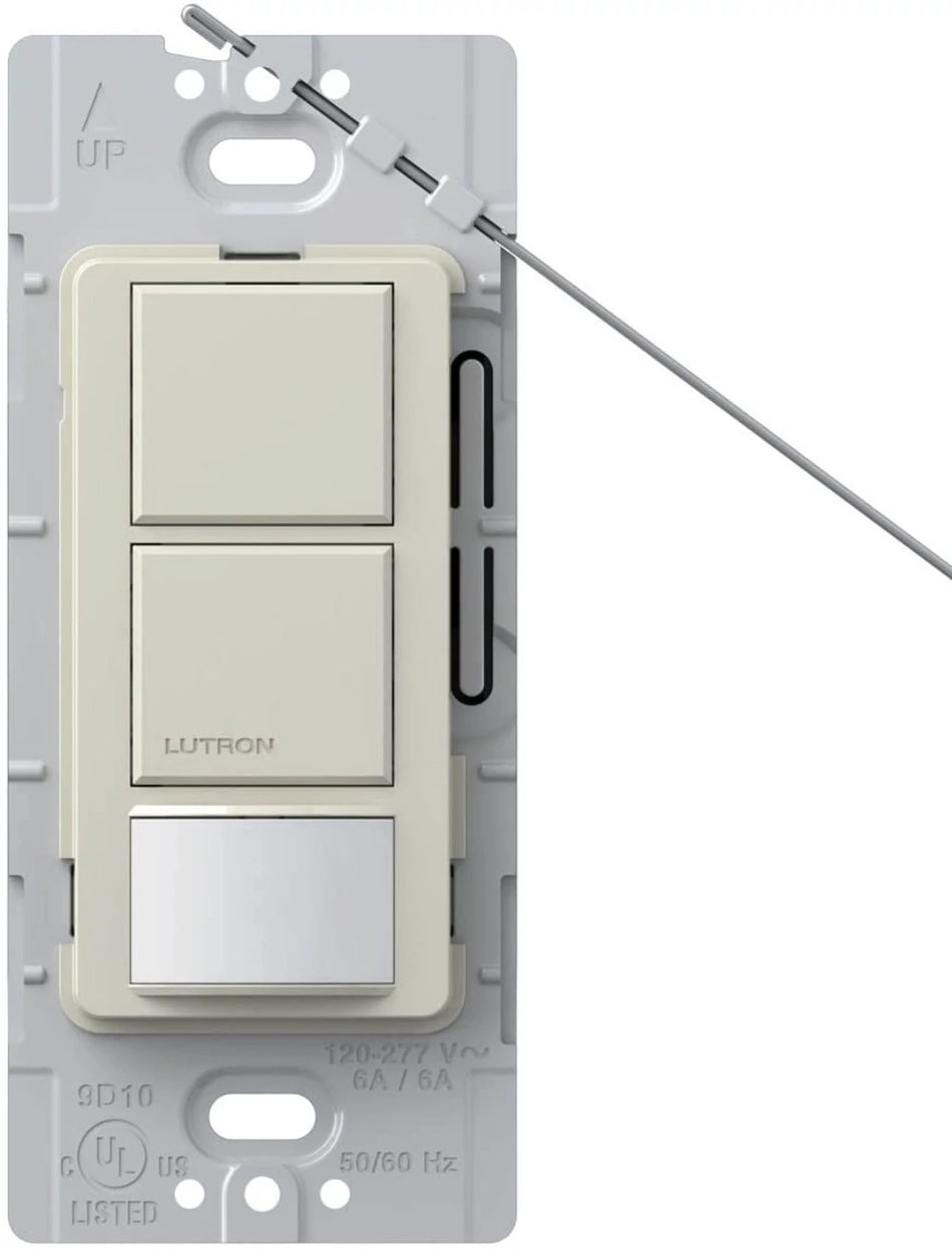 Lutron Maestro Dual-Circuit Motion Sensor Switch - 6A Commercial Occupancy Control | MS-OPS6-DDV