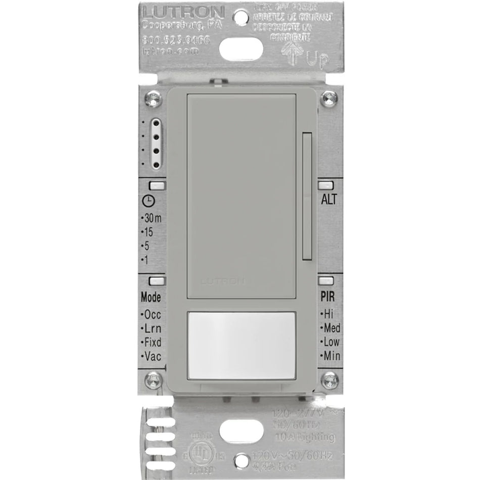 Lutron Maestro 0-10V Vacancy Sensor Dimmer - Commercial LED Manual-On/Auto-Off | MS-Z101-V