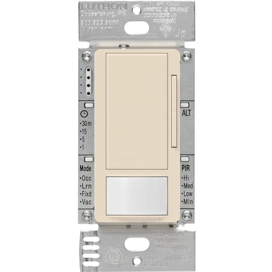 Lutron Maestro 0-10V Vacancy Sensor Dimmer - Commercial LED Manual-On/Auto-Off | MS-Z101-V