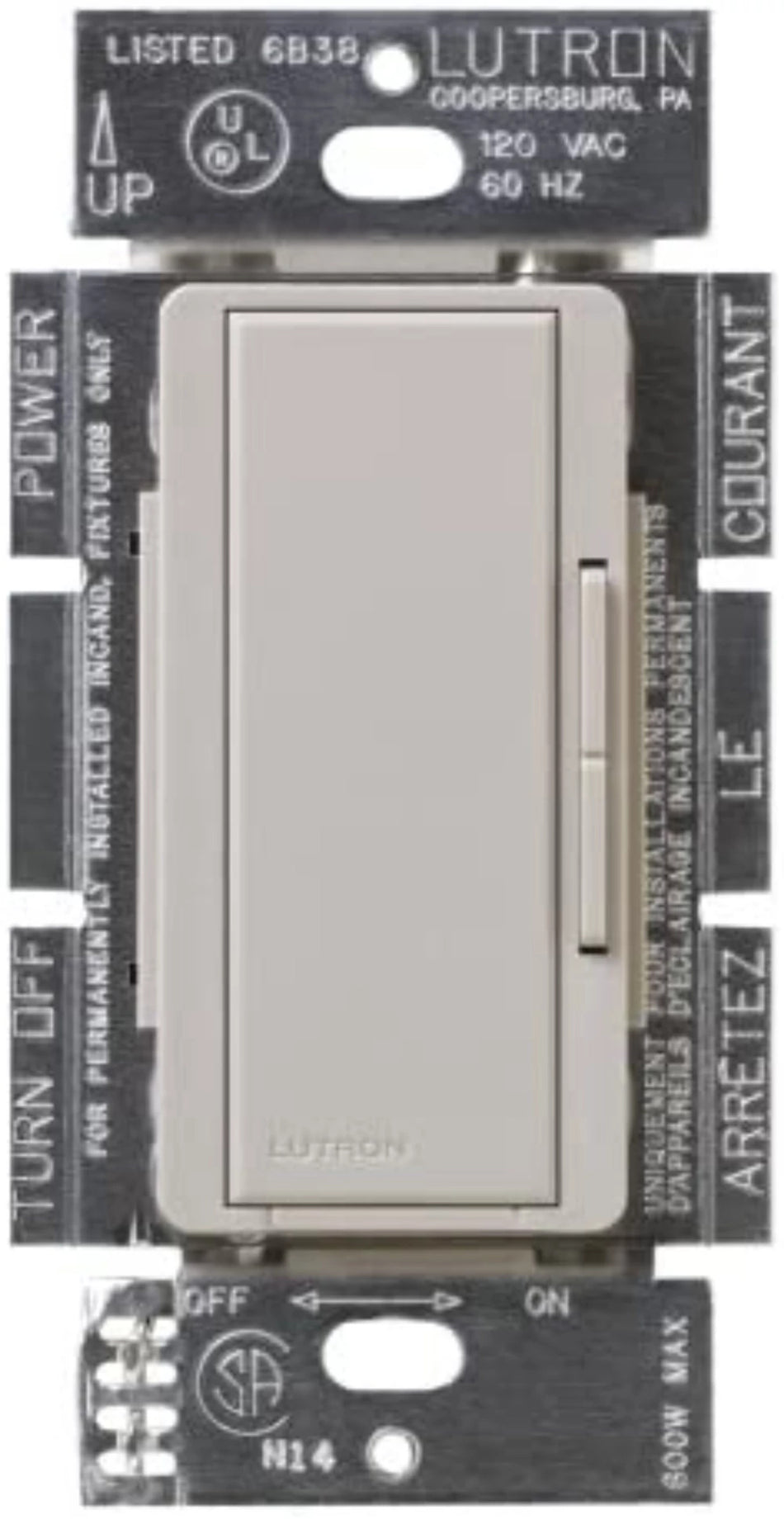 Lutron Maestro Companion Dimmer - Multi-Location Digital Accessory | MSC-AD