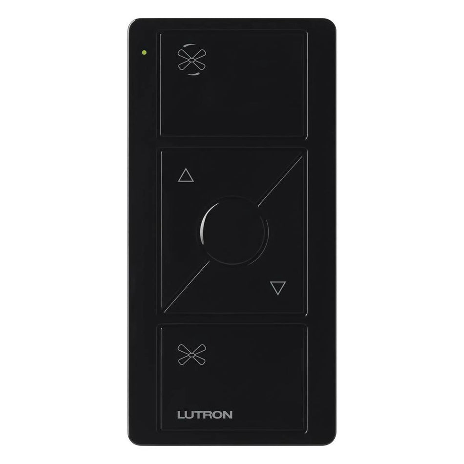 Lutron Pico Fan Control Remote - Fan Speed Icons (Black) | PJ2-3BRL-GXX-F01
