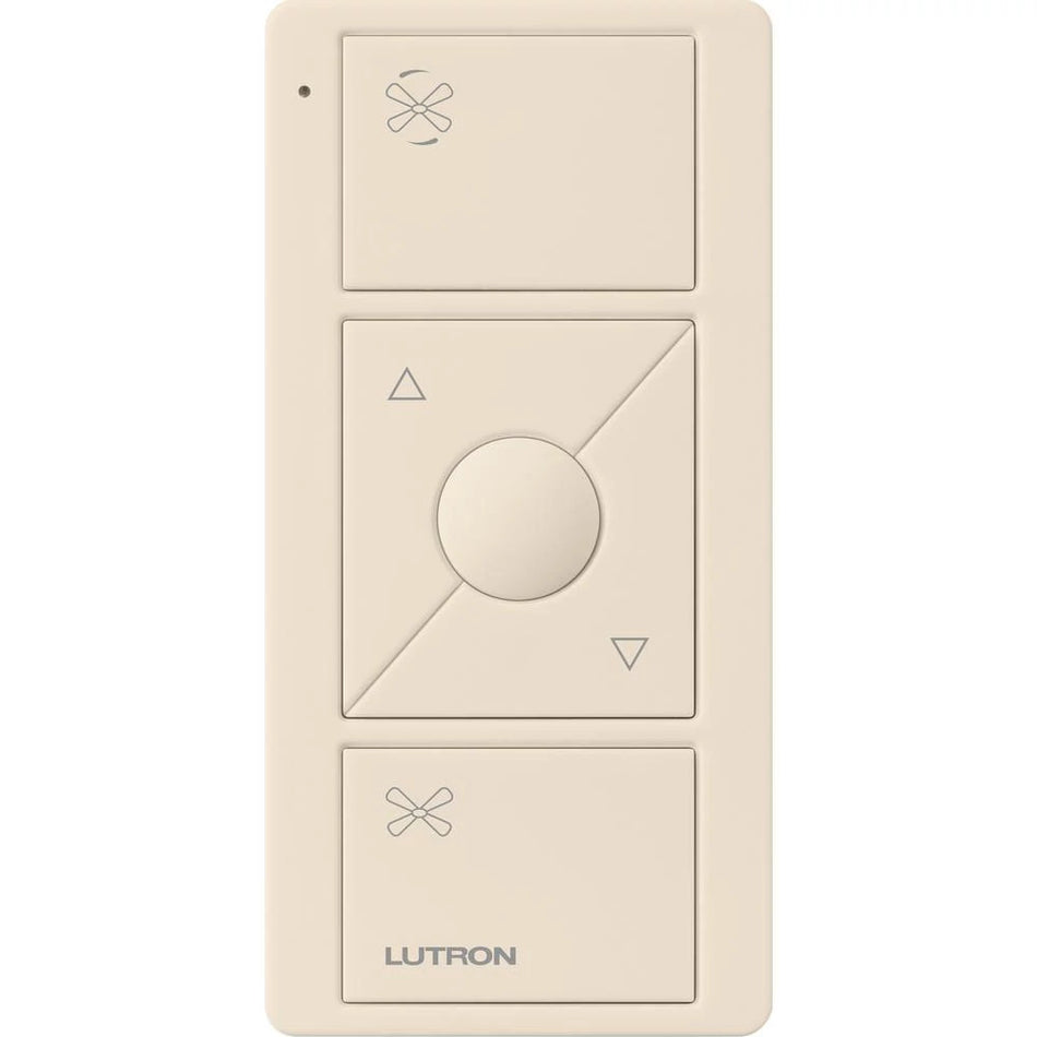 Lutron Pico 3-Button Wireless Fan Remote - Fan Speed Icons with Raise/Lower | PJ2-3BRL-F01