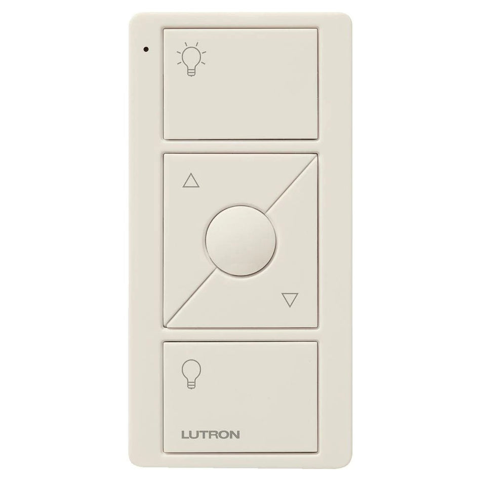Lutron Pico 3-Button Wireless Smart Remote - Light Icons with Dimming Raise/Lower | PJ2-3BRL-L01