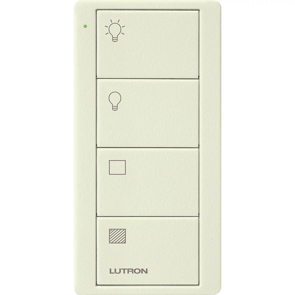 Lutron Pico Smart Remote, 4-Button 2-Group Control (Light and Shade Icons) | PJ2-4B-XX-S21