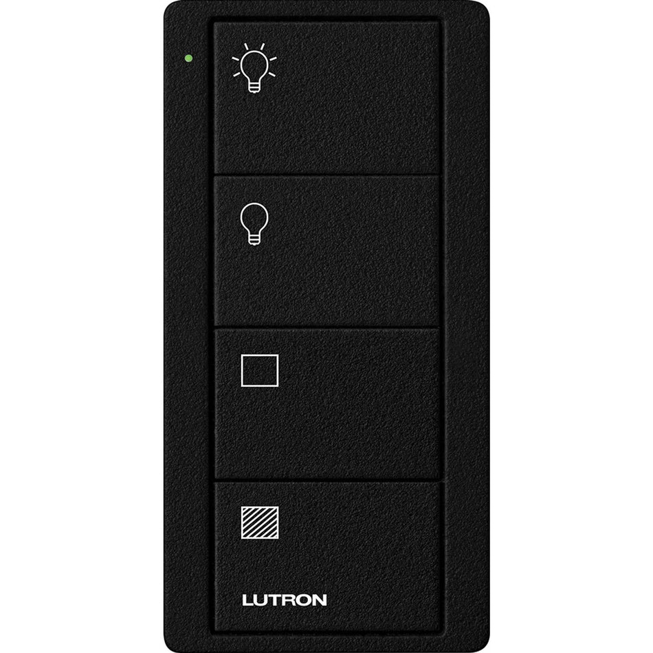 Lutron Pico Smart Remote, 4-Button 2-Group Control (Light and Shade Icons) | PJ2-4B-XX-S21