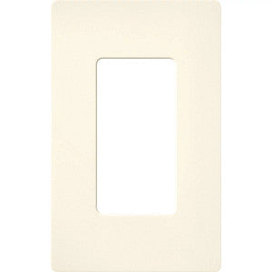 Lutron Claro 1-Gang Decorator Wallplate - Screwless Snap-On Design | SC-1