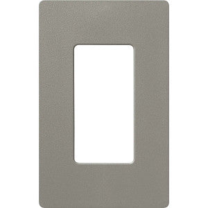 Lutron Claro 1-Gang Decorator Wallplate - Screwless Snap-On Design | SC-1
