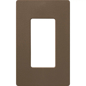 Lutron Claro 1-Gang Decorator Wallplate - Screwless Snap-On Design | SC-1