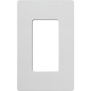 Lutron Claro 1-Gang Decorator Wallplate - Screwless Snap-On Design | SC-1