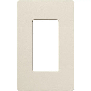 Lutron Claro 1-Gang Decorator Wallplate - Screwless Snap-On Design | SC-1