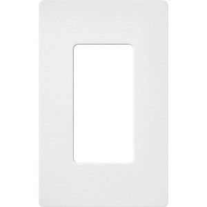 Lutron Claro 1-Gang Decorator Wallplate - Screwless Finish | SC-1-SW