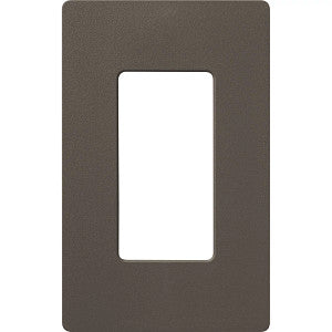 Lutron Claro 1-Gang Decorator Wallplate - Screwless Snap-On Design | SC-1