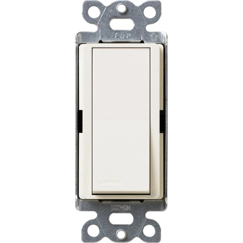 Lutron Claro 4-Way Switch with Locator Light - Decorator Rocker | SC-4PSNL-LC4W