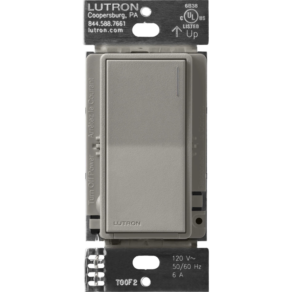 Lutron Sunnata 6A Electronic Switch - Light Bar Touch Control (Neutral Required) | ST-6ANS