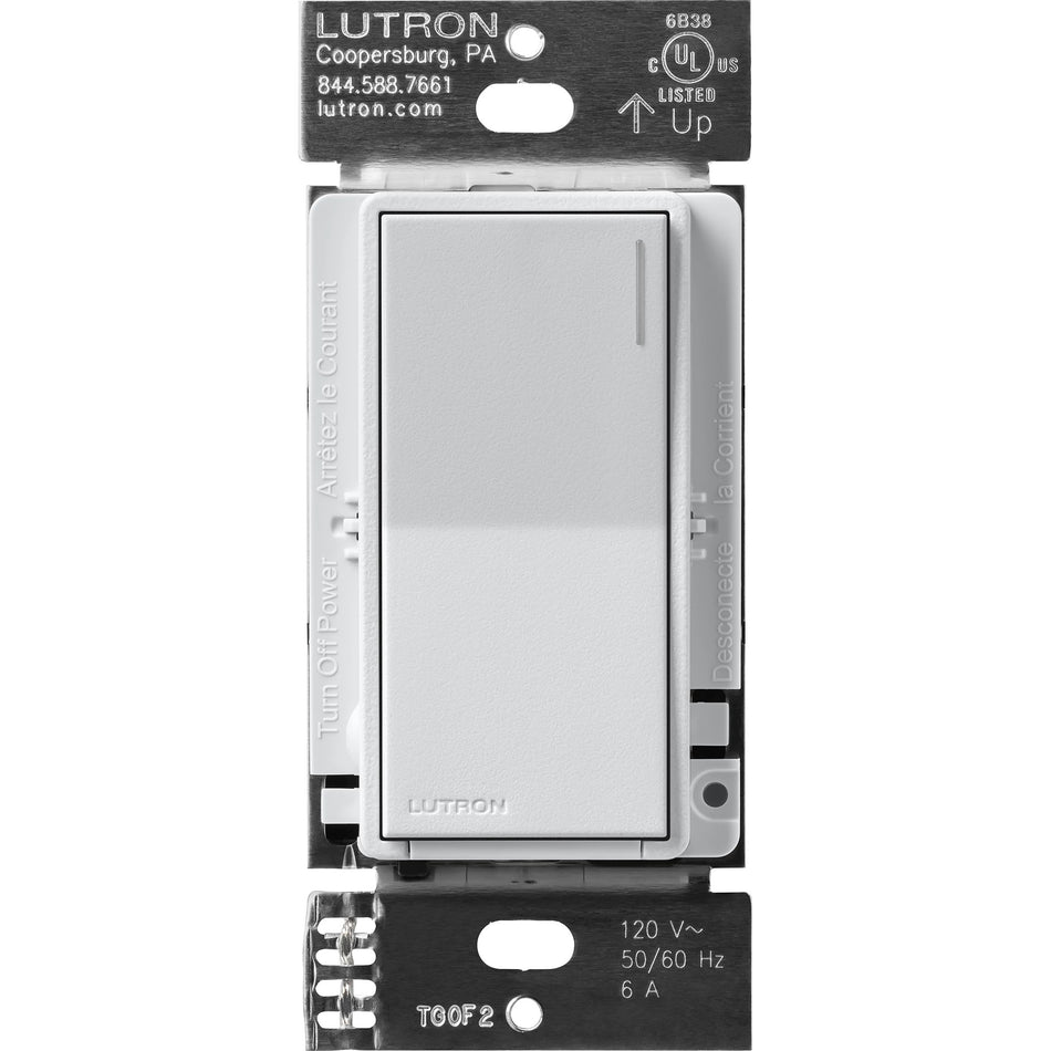 Lutron Sunnata 6A Electronic Switch - Light Bar Touch Control (Neutral Required) | ST-6ANS