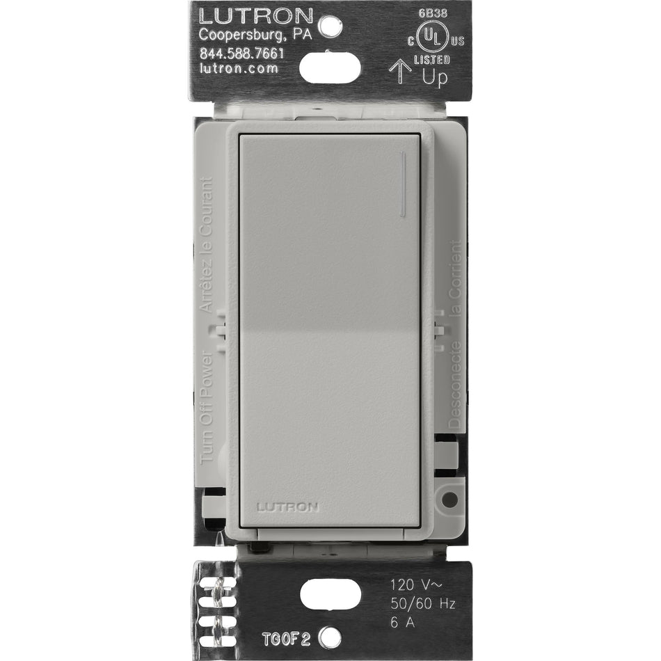 Lutron Sunnata 6A Electronic Switch - Light Bar Touch Control (Neutral Required) | ST-6ANS