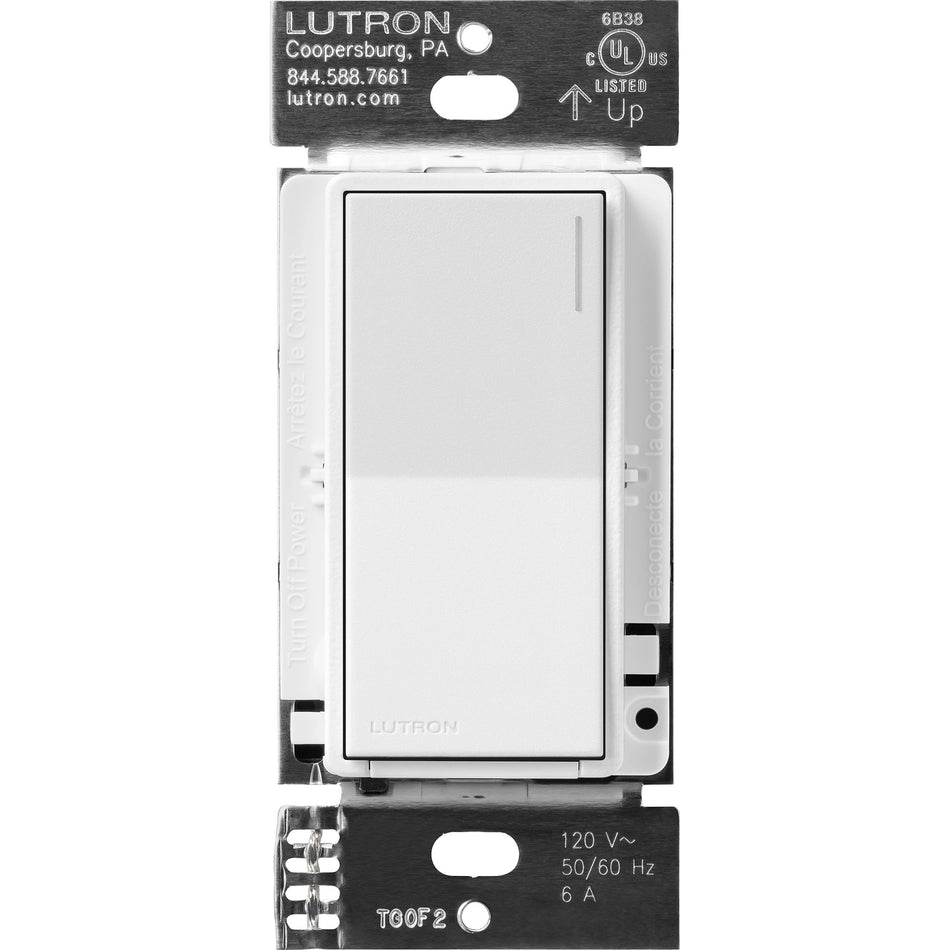 Lutron Sunnata 6A Electronic Switch - Light Bar Touch Control (Neutral Required) | ST-6ANS