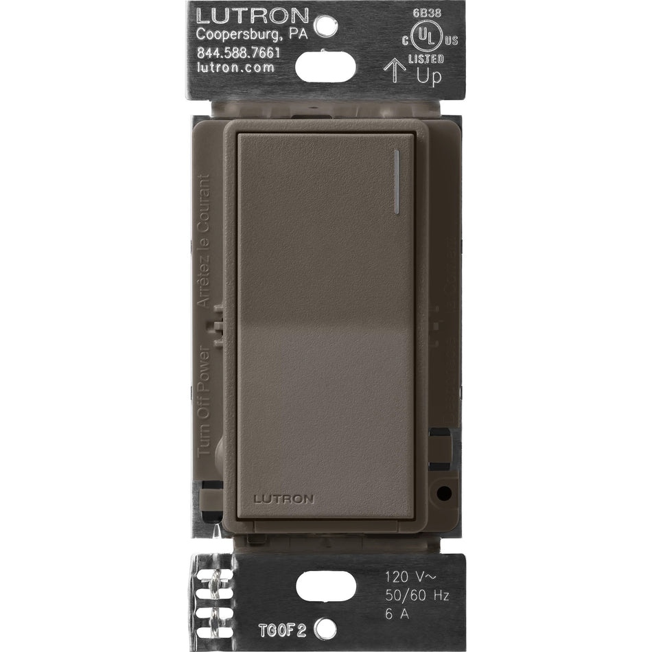 Lutron Sunnata 6A Electronic Switch - Light Bar Touch Control (Neutral Required) | ST-6ANS