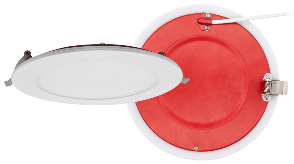 Studio Photography Marketing Image of Lotus LED Lights Product FR-LED-6-S15W-5CCT-PL-WH for SimplySecured.ca Shopify