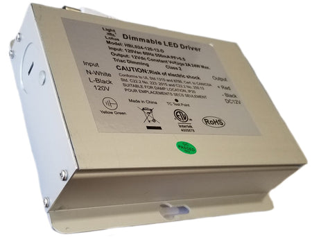 Studio Photography Marketing Image of Lotus LED Lights Product HBL024-120-24-D for SimplySecured.ca Shopify