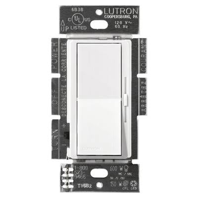 Lutron Diva LED+ Dimmer Switch with Wallplate - 150W LED Retail Pack | DVCL-153PH