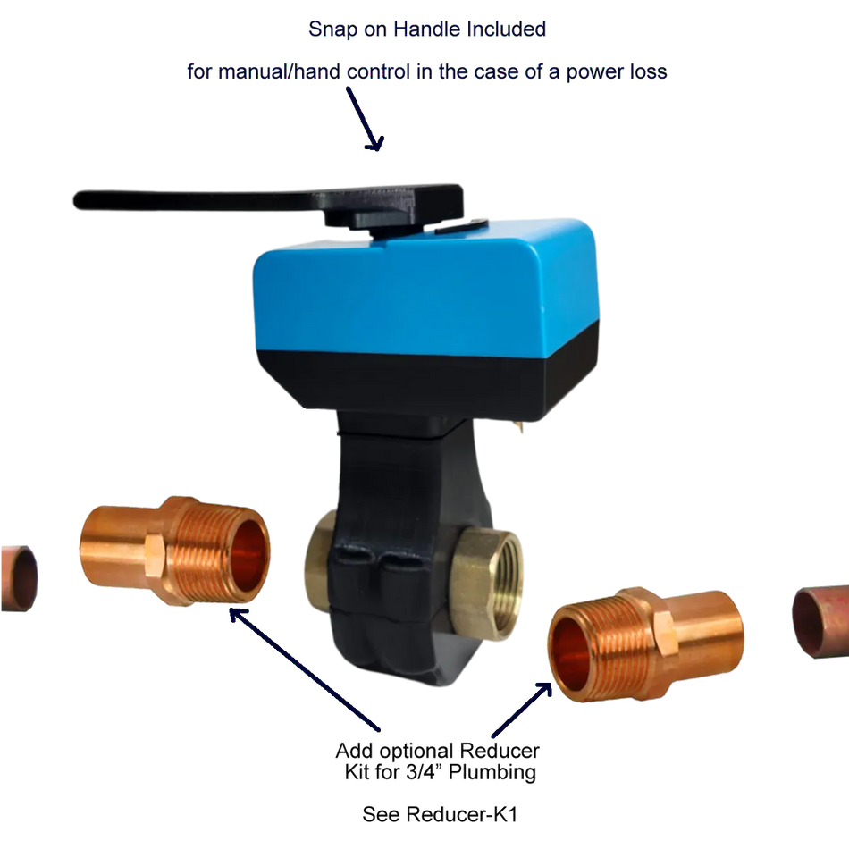 EcoNet Bulldog-IV Wi-Fi Integrated Smart Water Shutoff System (1" Valve) | EVC300-IV