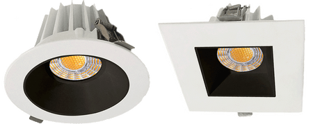 Studio Photography Marketing Image of Lotus LED Lights Product JXL-COB04-R15W-CCT-4RR-SM-WH for SimplySecured.ca Shopify