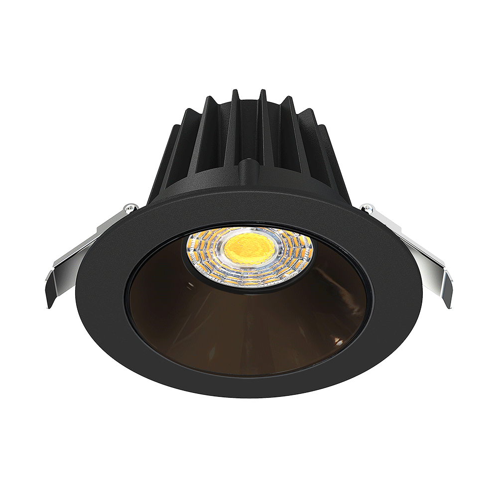 Studio Photography Marketing Image of Lotus LED Lights Product JXL-COB04-R15W-5CCT-BK-4RR-SM-BK for SimplySecured.ca Shopify