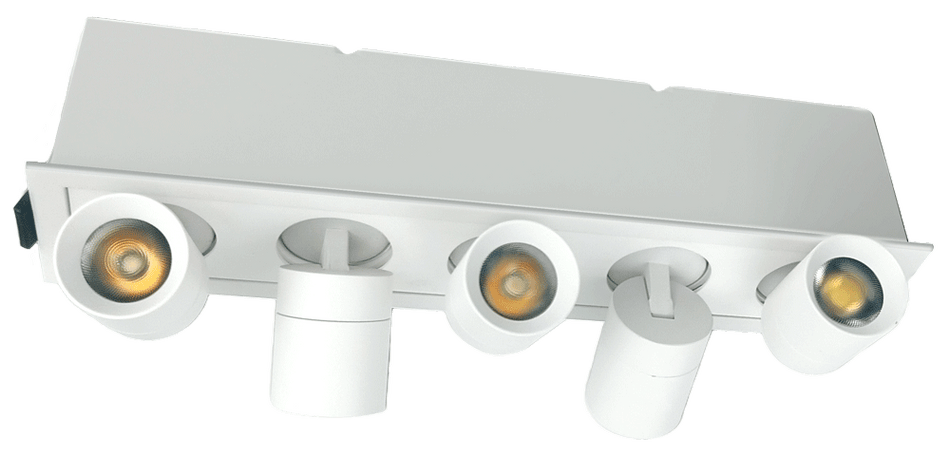 Studio Photography Marketing Image of Lotus LED Lights Product JXL-TXH05-G16W-BK-3000K for SimplySecured.ca Shopify