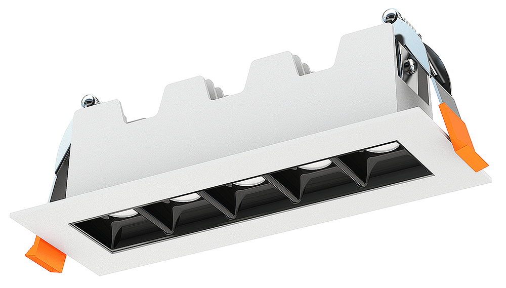 Studio Photography Marketing Image of Lotus LED Lights Product JXL-TXH05-T11W-5CCT-BK-45° for SimplySecured.ca Shopify
