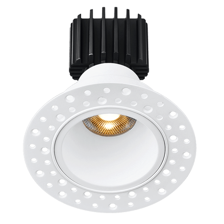 Studio Photography Marketing Image of Lotus LED Lights Product L3F-RDI-WH-LW24-3K95 for SimplySecured.ca Shopify