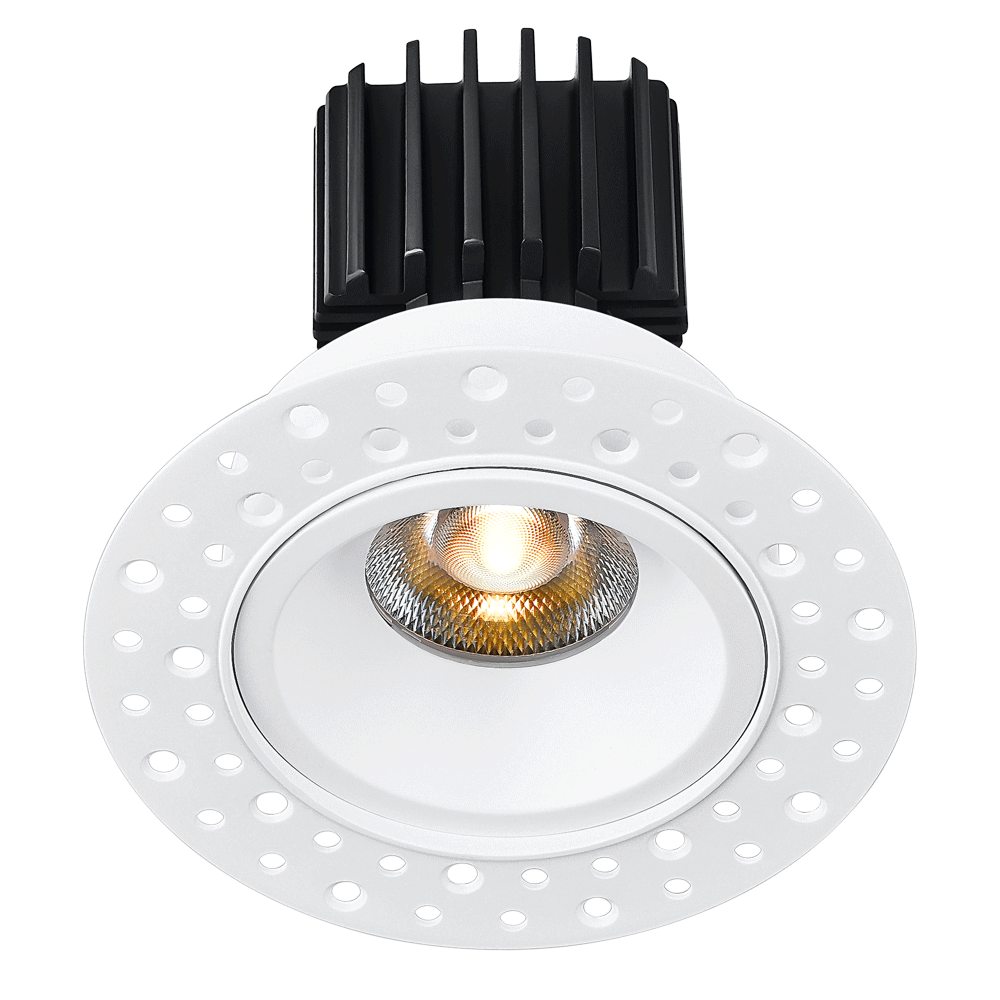 Studio Photography Marketing Image of Lotus LED Lights Product L3F-RRI-BK-LB24-3K95 for SimplySecured.ca Shopify