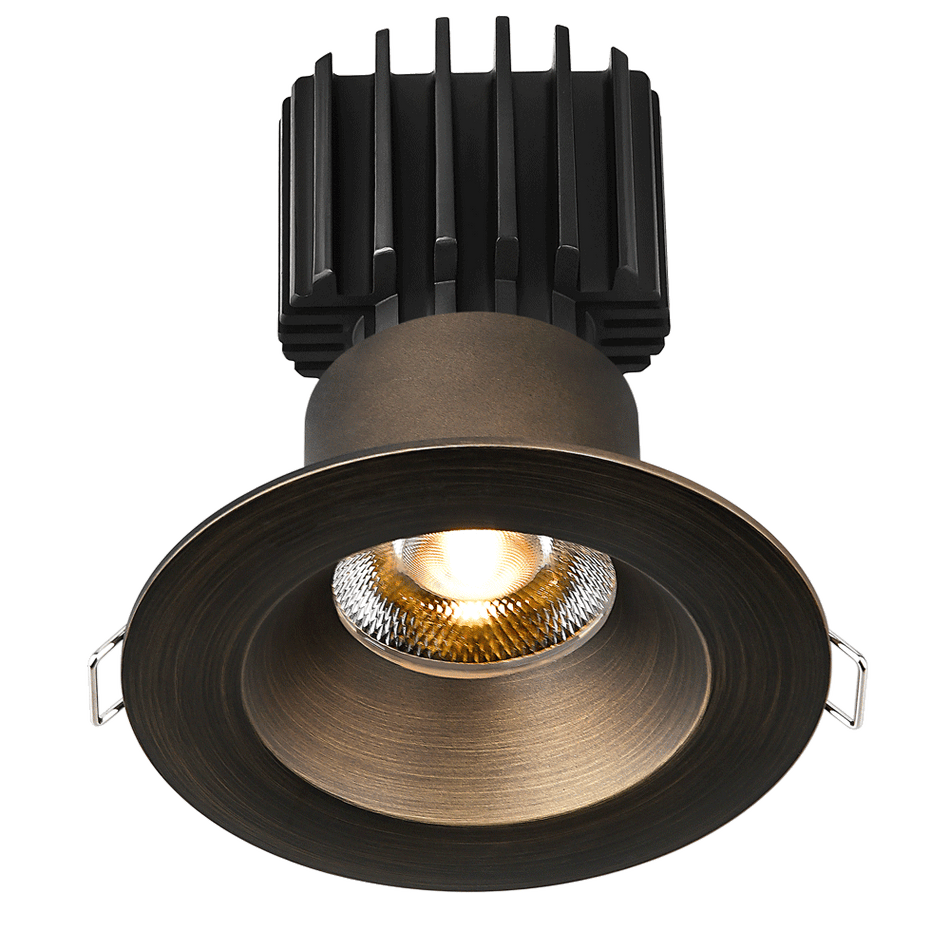 Tangra 3" Fixed Round Recessed Wide Trim Bronze | L3F-RRW-BR