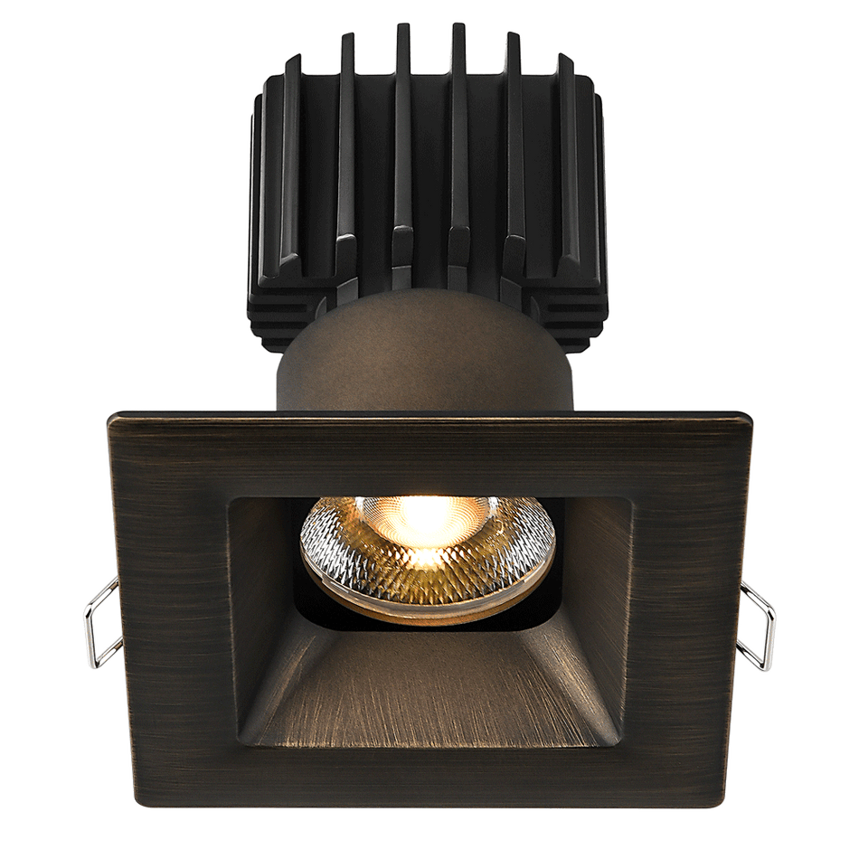 Tangra 3" Fixed Square Recessed Wide Trim Bronze | L3F-SRW-BR