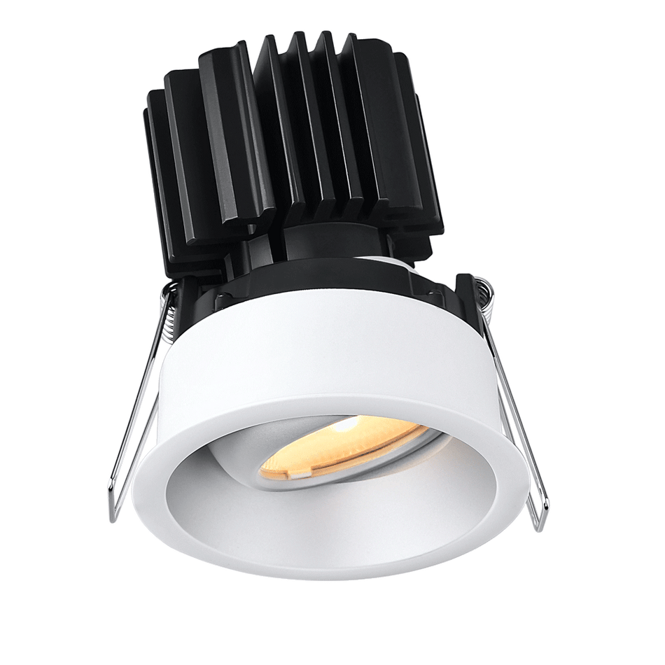Tangra 3" Gimbal Round Recessed Thin Trim Aluminum | L3G-RRT-AZ