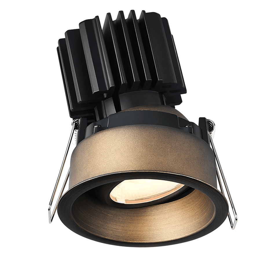 Tangra 3" Gimbal Round Recessed Thin Trim Bronze | L3G-RRT-BR