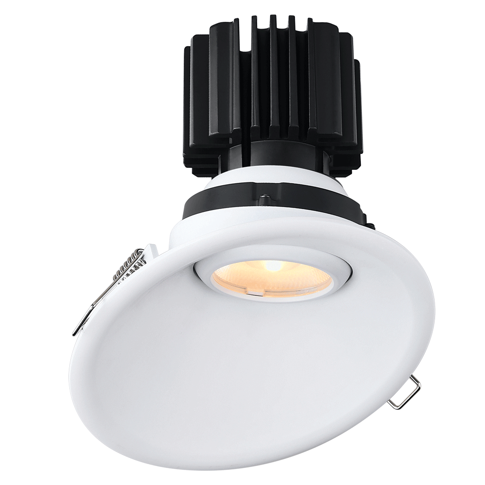 Studio Photography Marketing Image of Lotus LED Lights Product L3G-RST-BR-LB24-3K95 for SimplySecured.ca Shopify