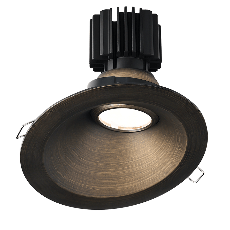 Tangra 4" Gimbal Round Sloped Wide Trim Bronze | L3G-RSW-BR
