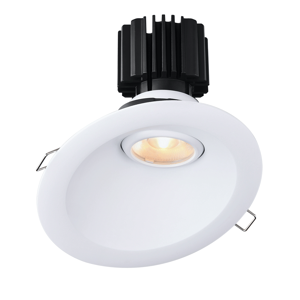 Studio Photography Marketing Image of Lotus LED Lights Product L3G-RSW-WH-LW24-3K95 for SimplySecured.ca Shopify