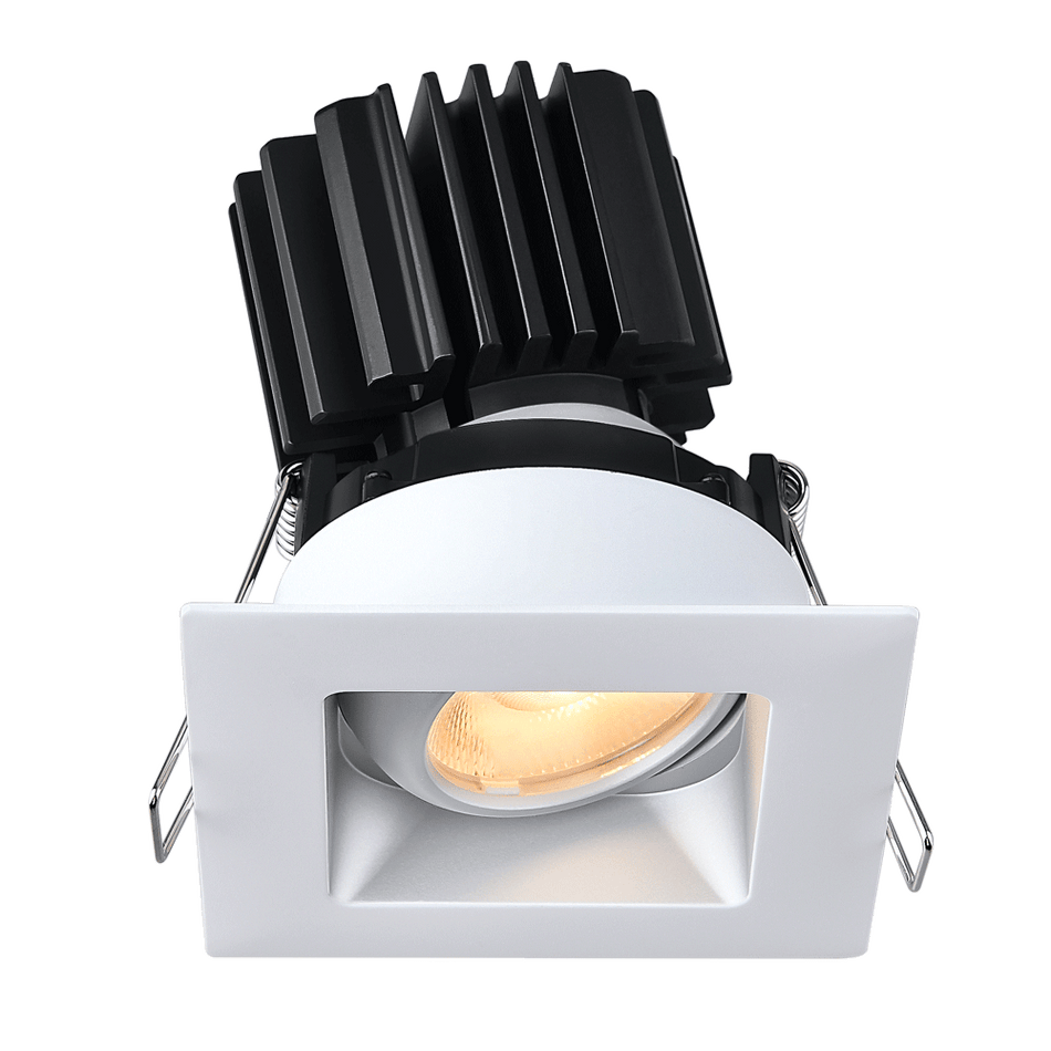 Tangra 3" Gimbal Square Recessed Wide Trim Aluminum | L3G-SRW-AZ