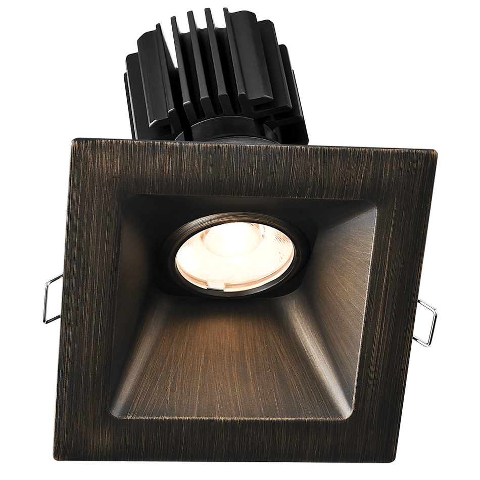 Tangra 4" Gimbal Square Sloped Wide Trim Bronze | L3G-SSW-BR