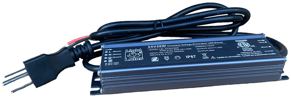 24V Class 2 Power Supply 30W Dimmable | LBL-DC24V30W
