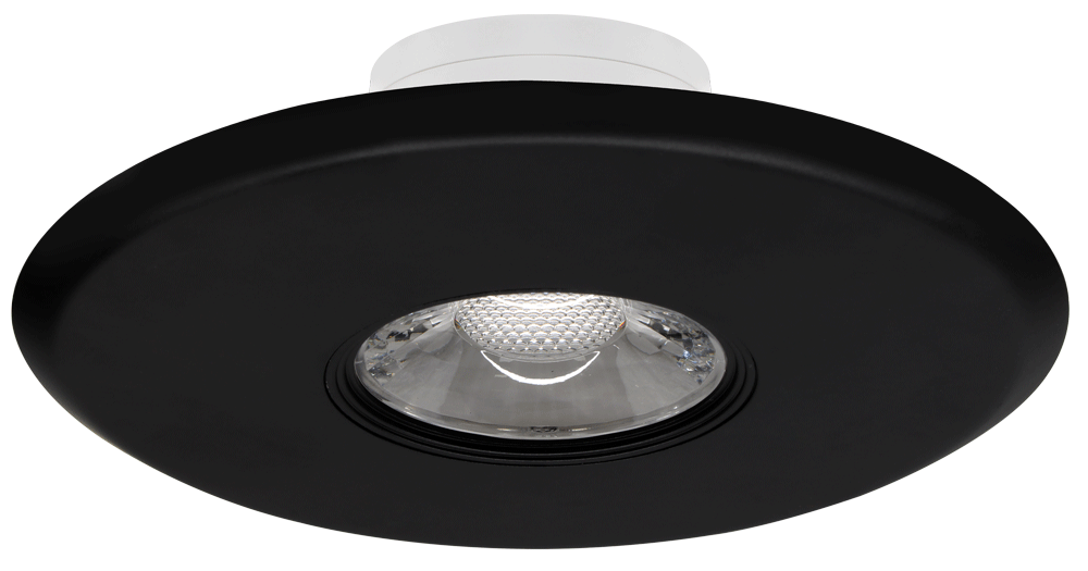 Studio Photography Marketing Image of Lotus LED Lights Product LBL-JB10W-5CCT-R-BK for SimplySecured.ca Shopify